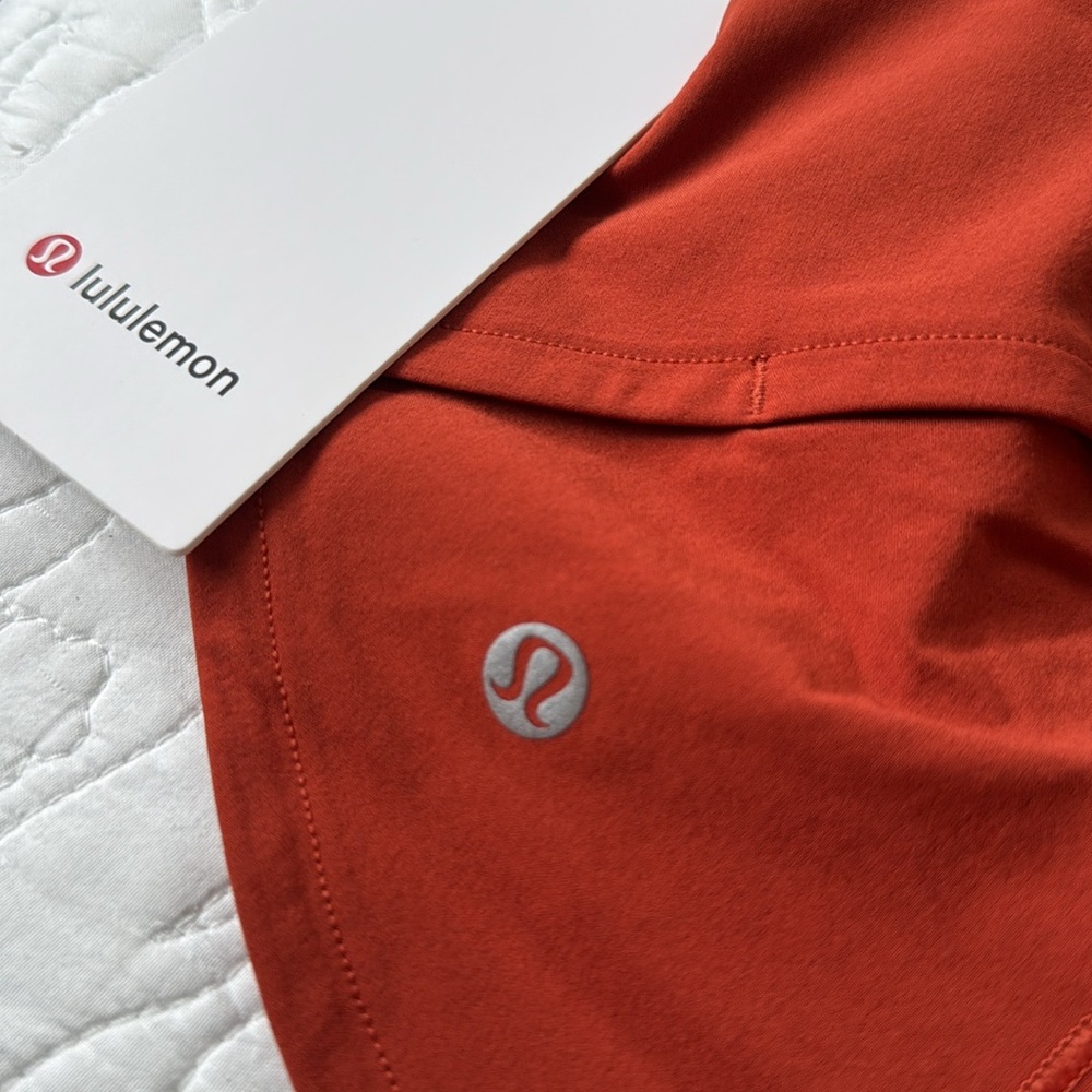 NWT Lululemon Speed Up High Rise Lined Short 2.5" Orange Brown Autumn Rust Sz 4 - Picture 7 of 7
